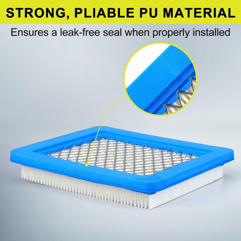 Butom 491588S 491588 Air Filter + 493537S 493537 Pre-cleaner for 675ex 725ex 625e 625-675 Series 3.5-6.5 HP Quantum Engines W Spark Plug - Image 4